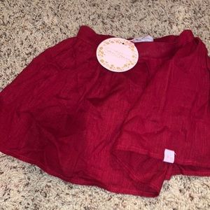 Sweethoney skirt burgundy red NWT 6 sweet honey